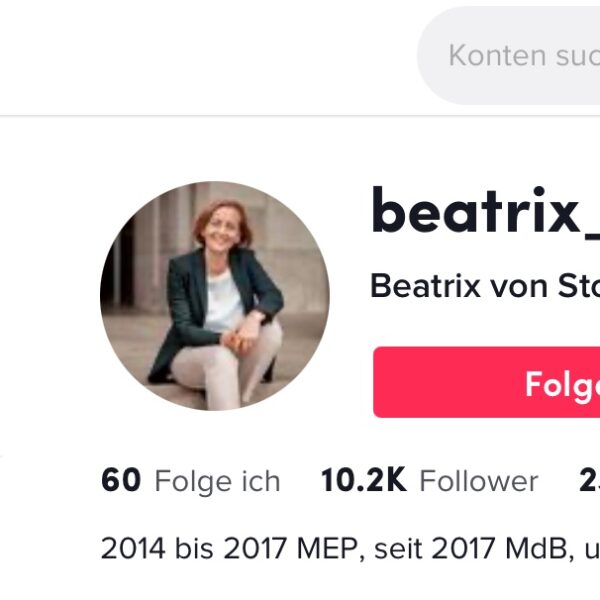 Beatrix von Storch TikTok
