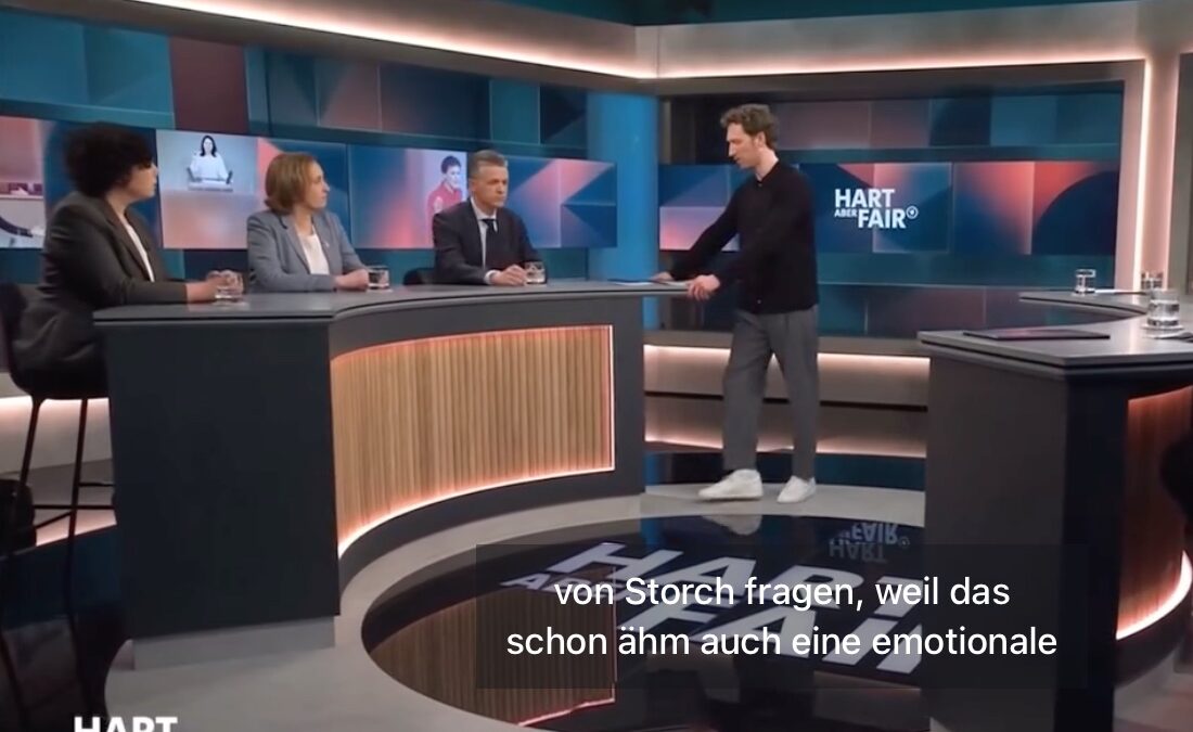 Beatrix von Storch bei „Hart aber fair“: „Australische Austauschstudenten“